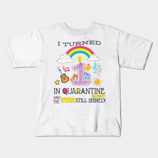 Quarantine 1st Birthday 2020 Kids T-Shirt